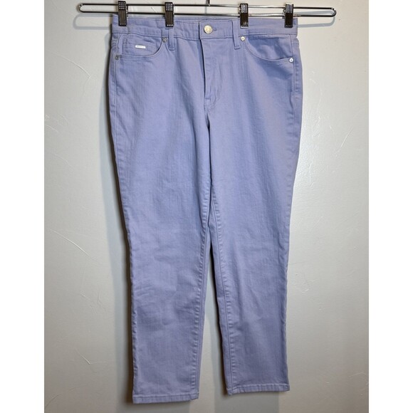 Nine West Denim - Nine West Lilac Gramercy Crop Pants Women’s Size 6